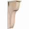 Ekena Millwork Carmel Smooth Corbel w/Backplate, Douglas Fir, 7 1/2"W x 12"D x 28"H COR08X12X28CAR01SDF - alternate 1